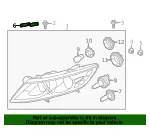 Headlamp Bracket - Kia (92140-2T000) - view 7
