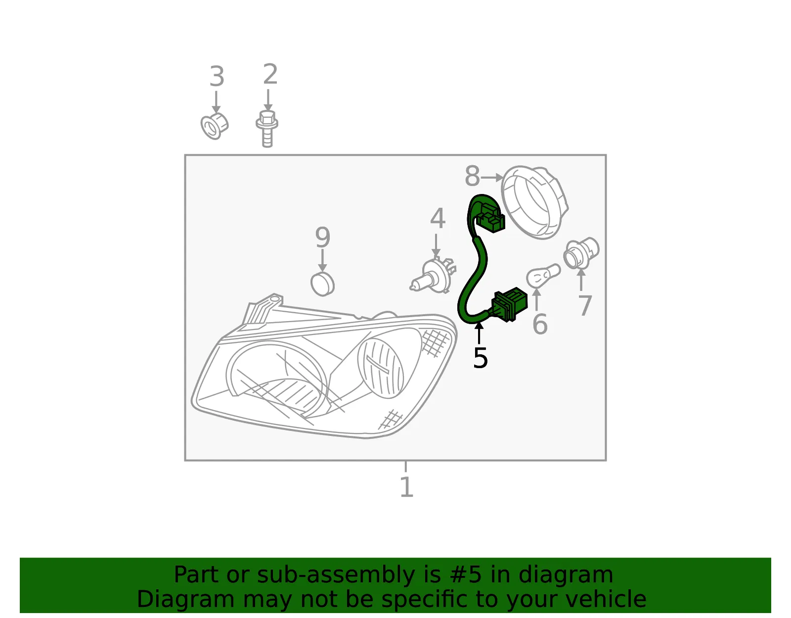 Wire - Kia (92150-2F000) - view 2