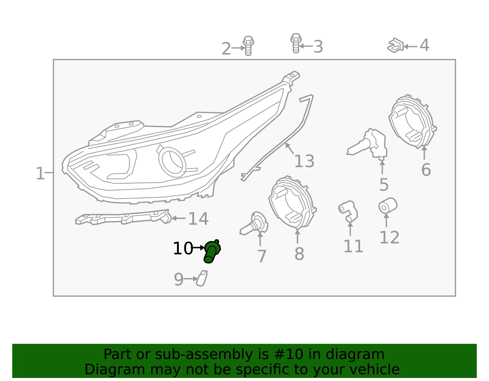 Bulb Socket - Kia (92161-B0000) - view 2