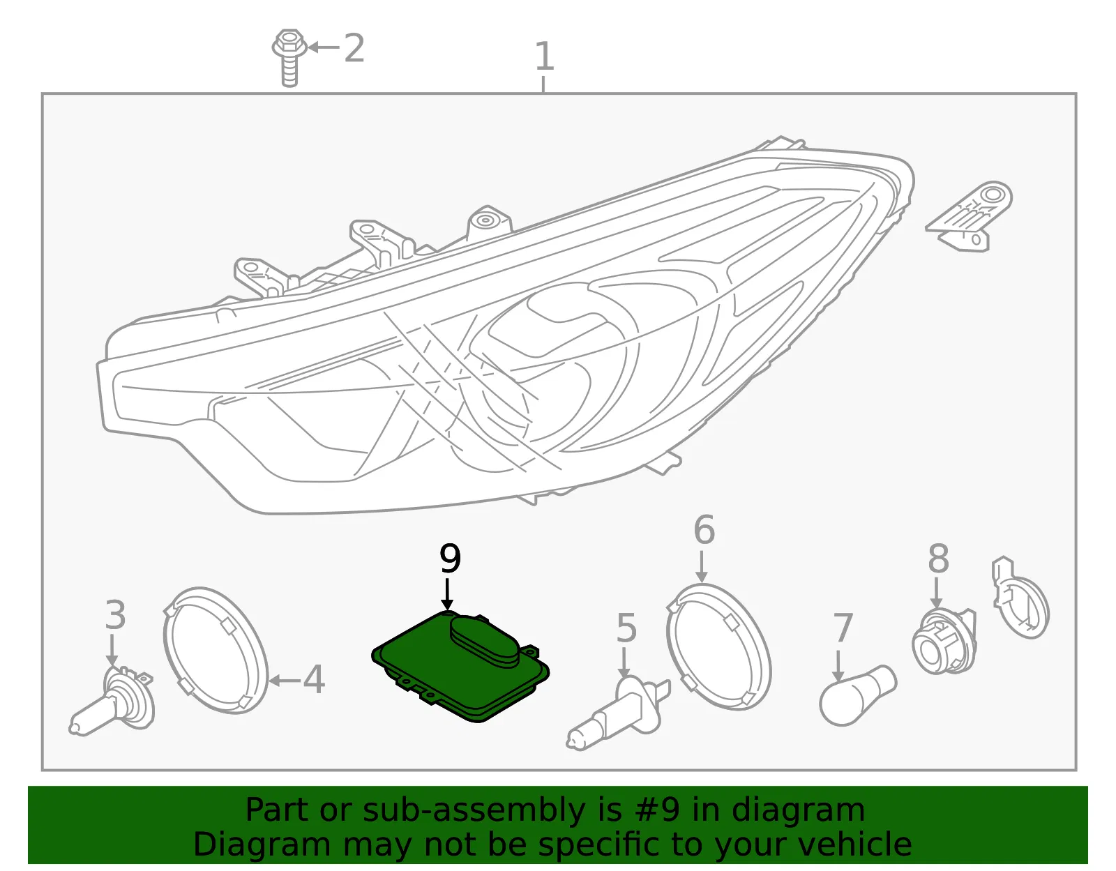 Control Module - Kia (92170-B0000) - view 2