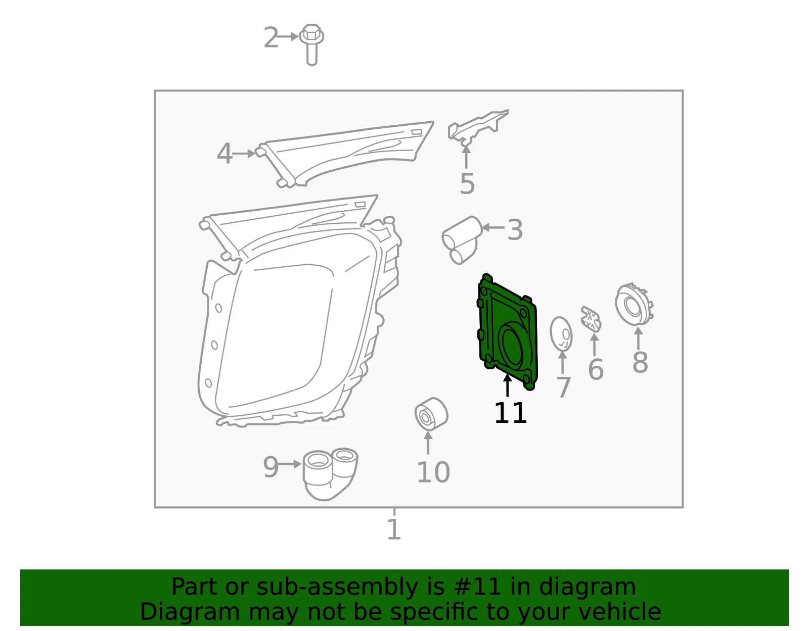 Led Unit - Kia (92180-S9100) - view 2