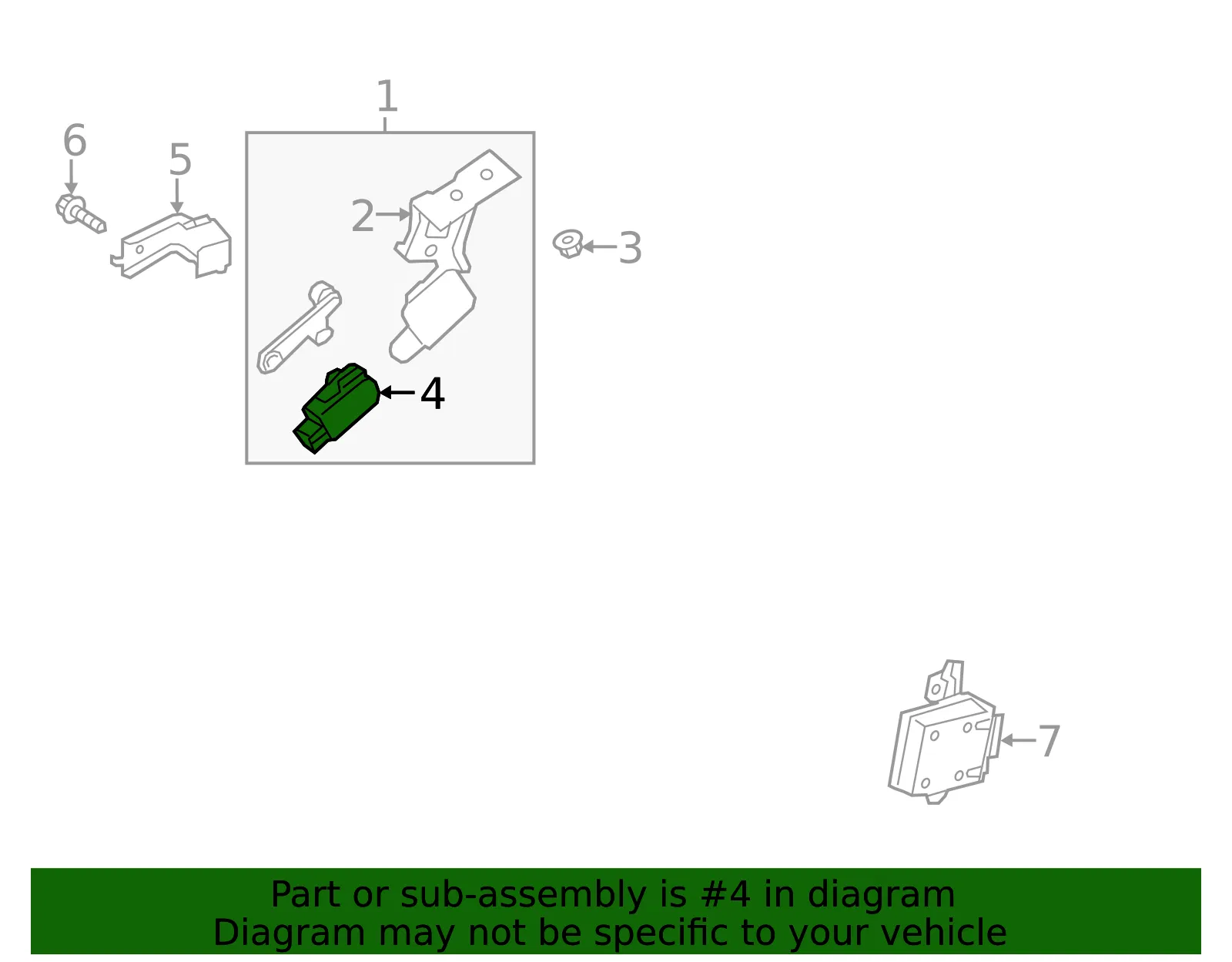 Sensor - Kia (92191-D4100) - view 2