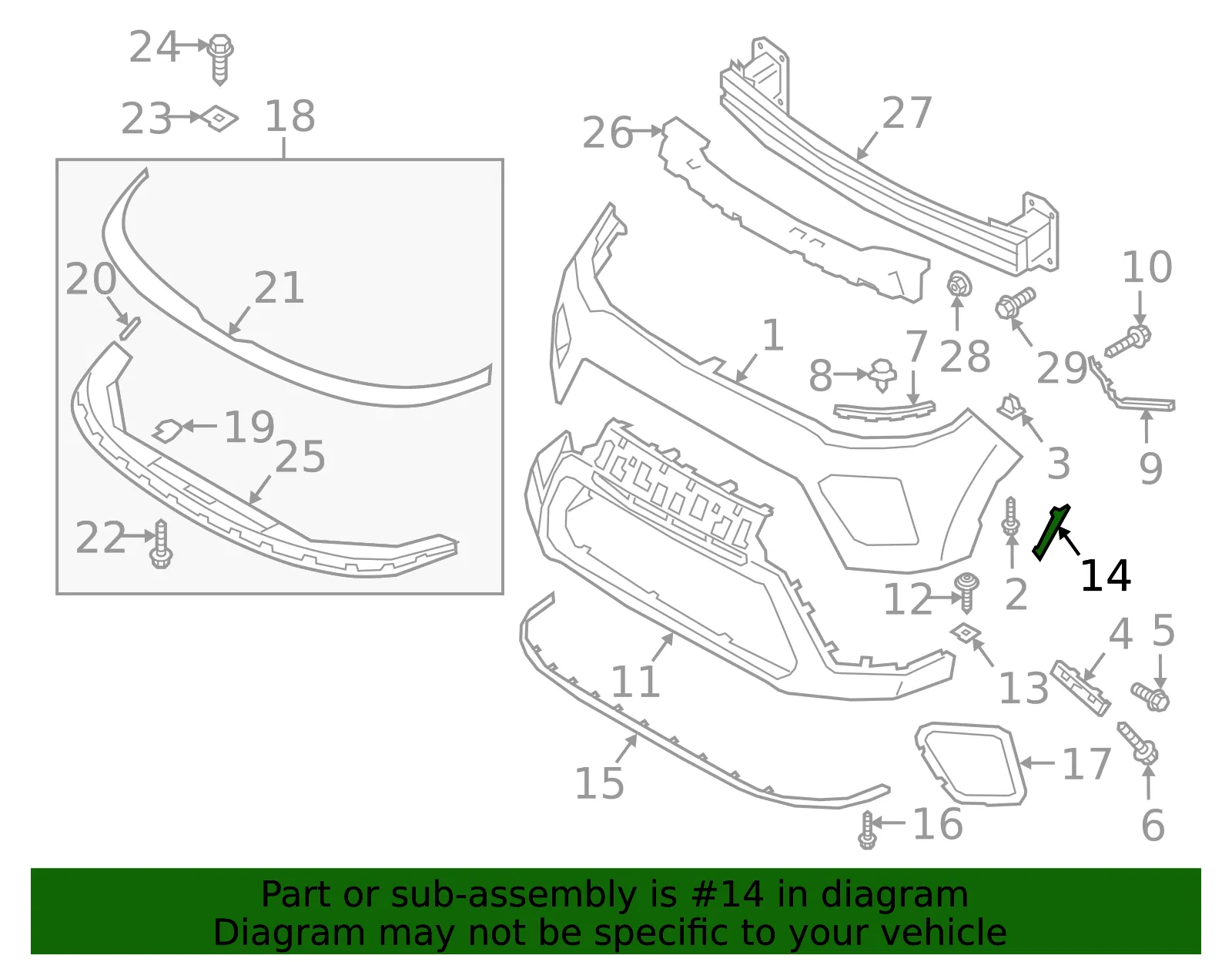 Reflector Panel - Kia (921A1-K0010) - view 2