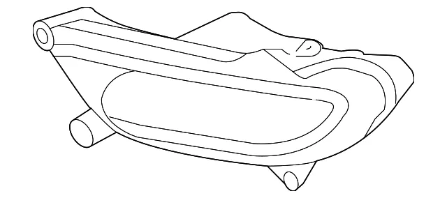 Fog Lamp Assembly - Driver's Side (LH) - Kia (92201-4D300)