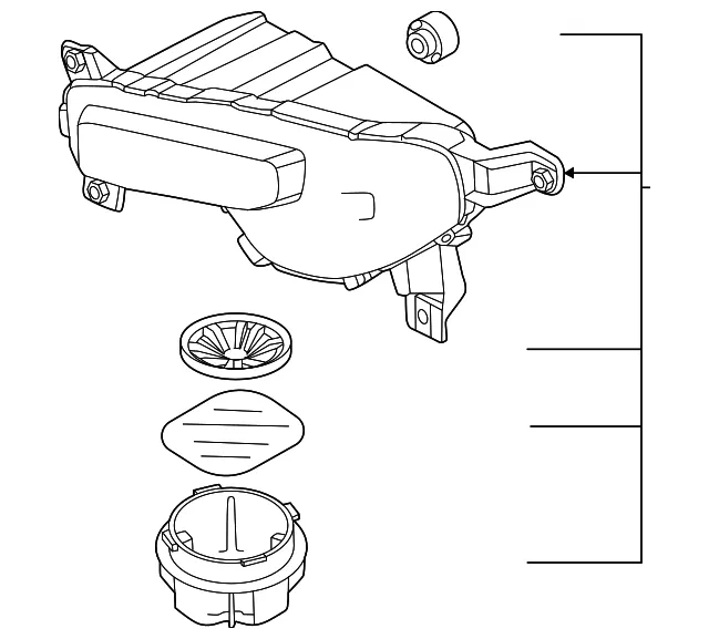 Fog Lamp Assembly - Kia (92201-AT000)