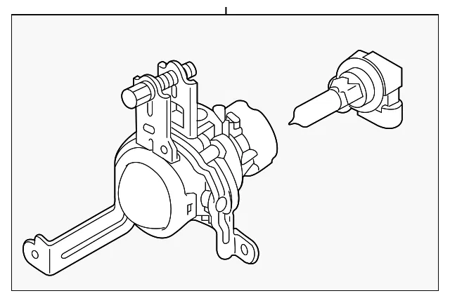 Fog Lamp Assembly - Kia (92201-H9500)