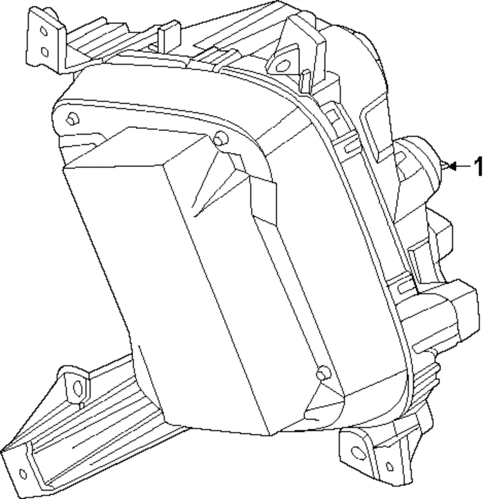 Fog Lamp Assembly - Kia (92201-L2600)