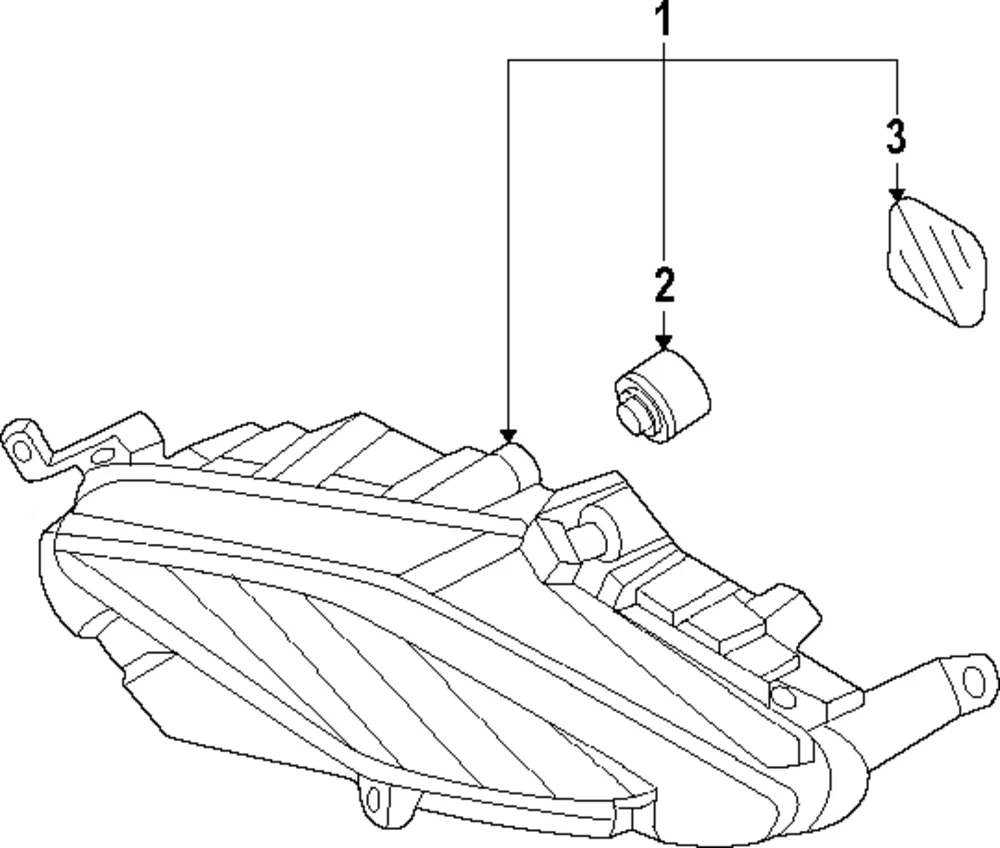 Fog Lamp Assembly - Kia (92201-M7500)