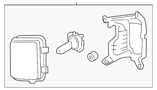 Fog Lamp Assembly - Passenger Side (RH) - Kia (92202-1U500)