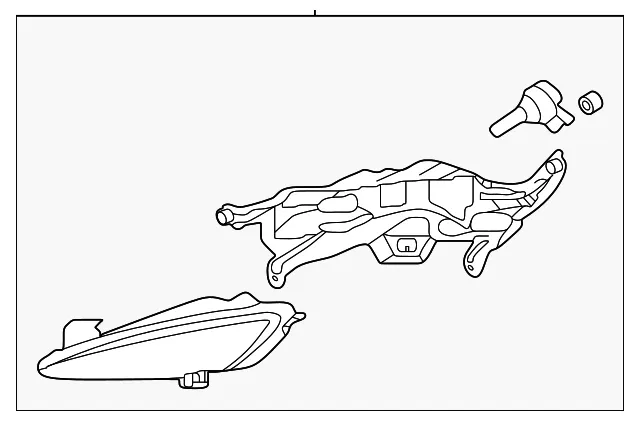 Fog Lamp Assembly - Kia (92202-2T010)