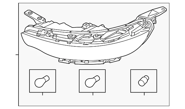 Daytime Run Lamp - Kia (92207-K0020)
