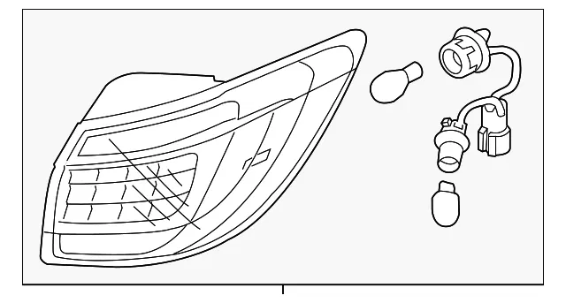 Combo Lamp Assembly - Driver's Side (LH) - Kia (92401-3W520)