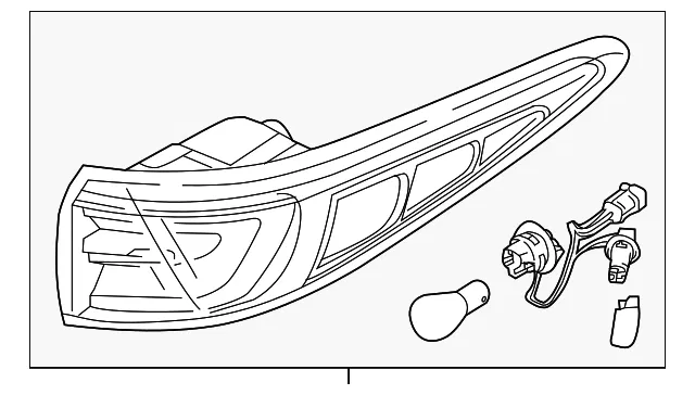 Combo Lamp Assembly - Driver's Side (LH) - Kia (92401-D9610)
