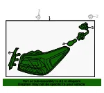 Tail Lamp Assembly - Kia (92401-H9300) - view 4