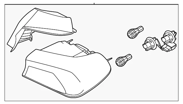 Tail Lamp Assembly - Kia (92401-L3000)