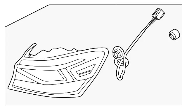 Combo Lamp Assembly - Kia (92401-M7600)