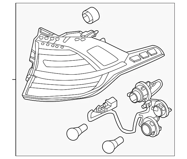 Tail Lamp Assembly - Kia (92401-P1120)