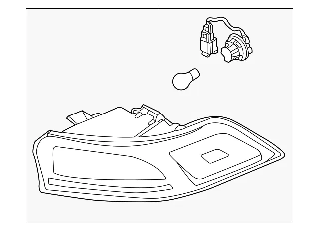 Tail Lamp Assembly - Kia (92401-R0010)
