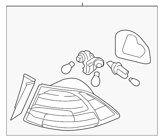 Tail Lamp Assembly - Kia (92402-2G620)