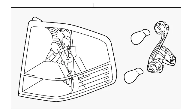 Combo Lamp Assembly - Passenger Side (RH) - Kia (92402-2J001)