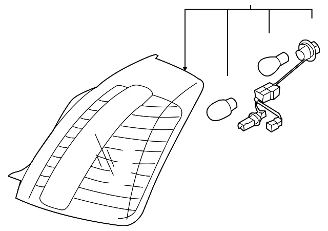 Combo Lamp Assembly - Passenger Side (RH) - Kia (92402-3F700)