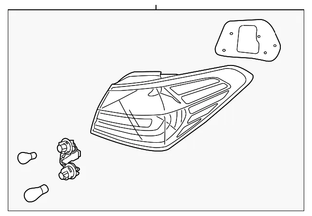 Combo Lamp Assembly - Passenger Side (RH) - Kia (92402-A7000)