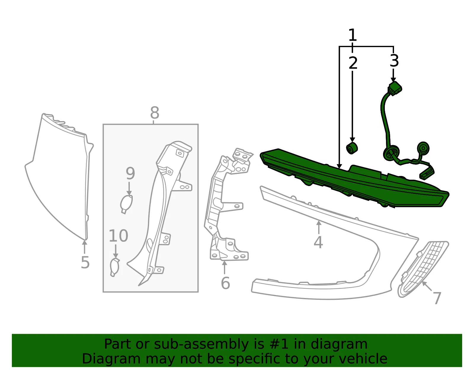Tail Lamp Assembly - Kia (92402-CV050) - view 2