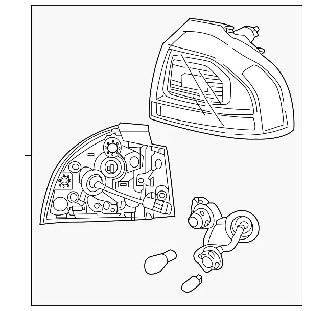 Tail Lamp Assembly - Passenger Side (RH) - Kia (92402-G5010)