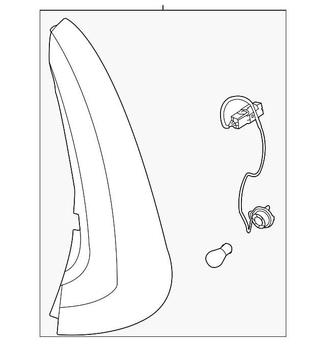 Tail Lamp Assembly - Kia (92402-K0110)