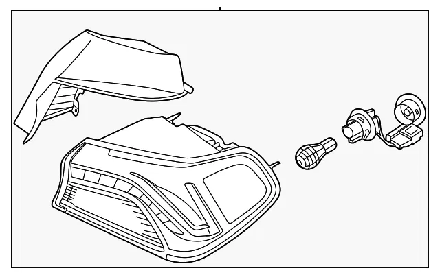 Tail Lamp Assembly - Kia (92402-L3100)