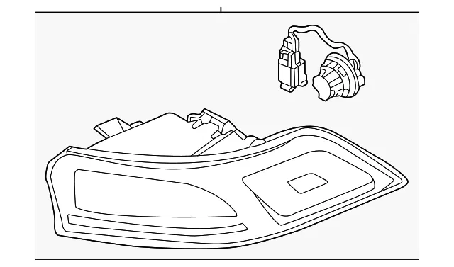 Tail Lamp Assembly - Kia (92402-R0110)