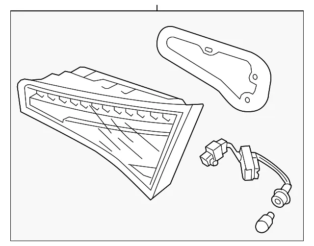 Back Up Light Assembly - Kia (92403-4U010)