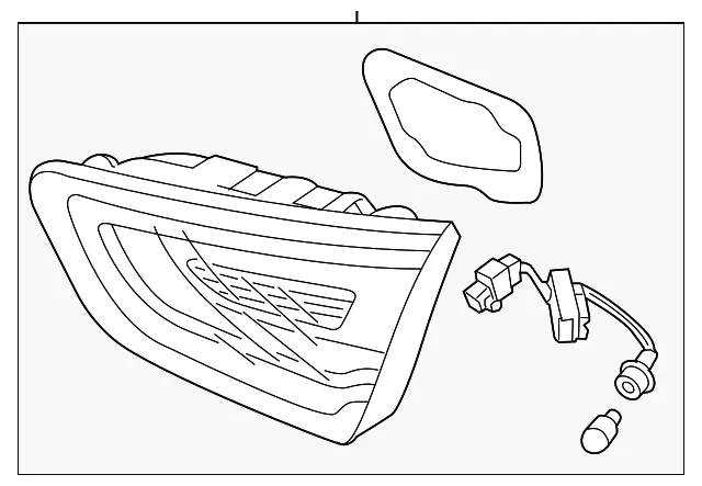 Back Up Light Assembly - Kia (92404-4U520)