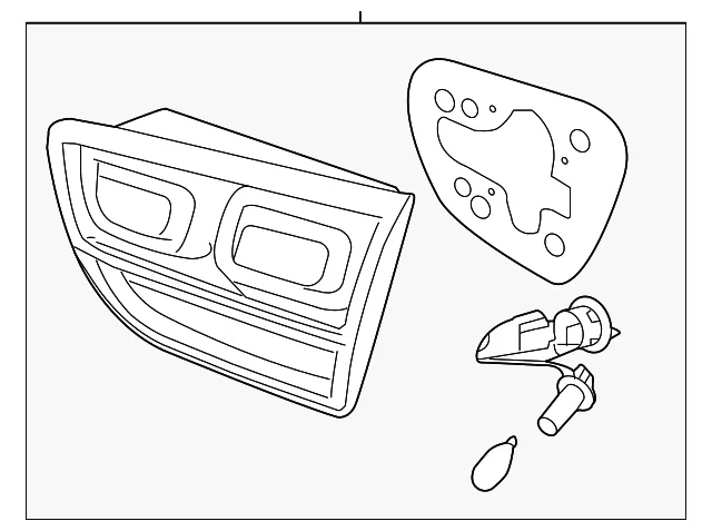 Combo Lamp Assembly - Passenger Side (RH) - Kia (92404-C6600)