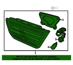 Backup Lamp Assembly - Passenger Side (RH) - Kia (92404-D4230) - view 4
