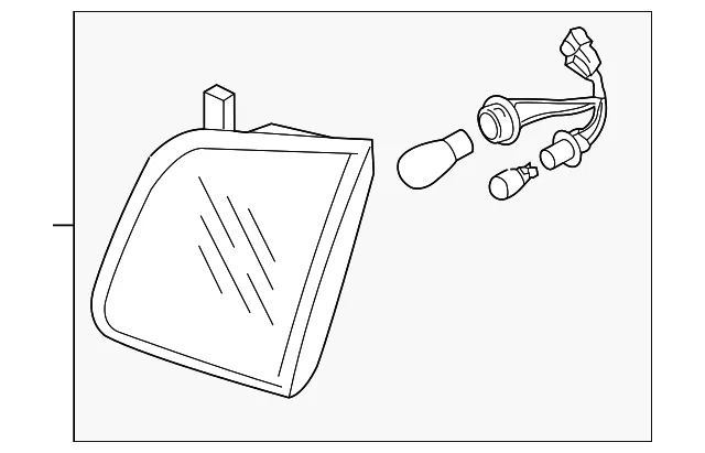 Combo Lamp Assembly - Driver's Side (LH) - Kia (92405-1U000)