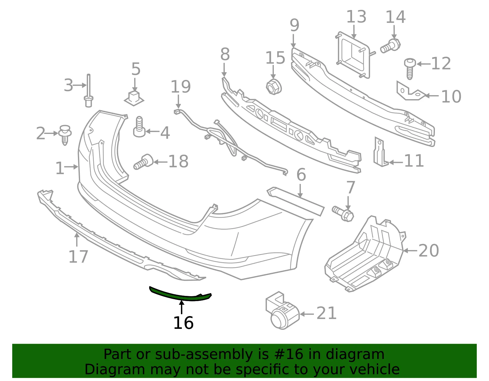 Reflector Panel - Kia (92405-4U500) - view 2