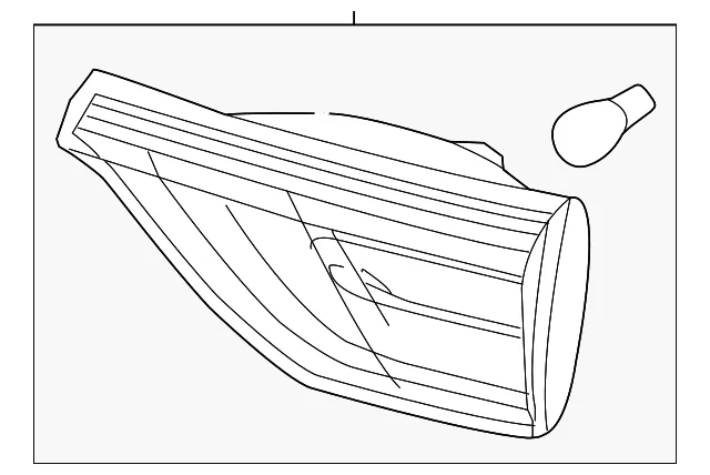 Backup Lamp Assembly - Driver's Side (LH) - Kia (92405-D9120)