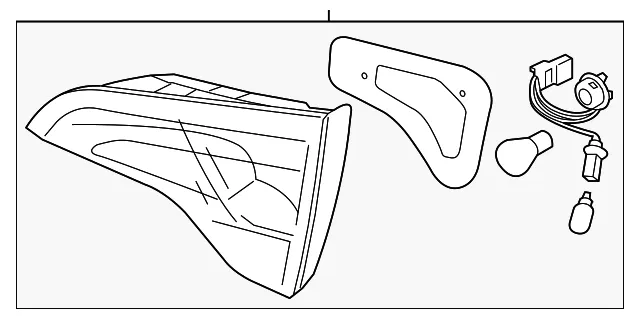 Combo Lamp Assembly - Passenger Side (RH) - Kia (92406-1U500)