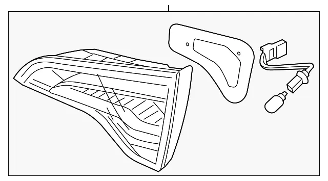 Combo Lamp Assembly - Passenger Side (RH) - Kia (92406-1U600)