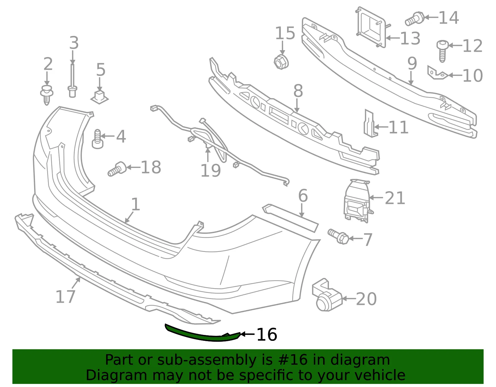 Reflector Panel - Kia (92406-4U500) - view 2