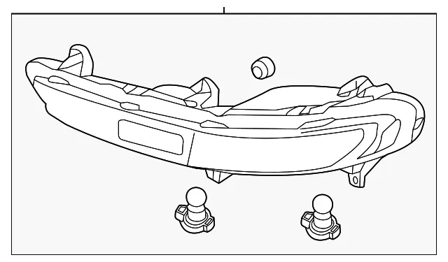 Signal Lamp - Passenger Side (RH) - Kia (92406-D9700)