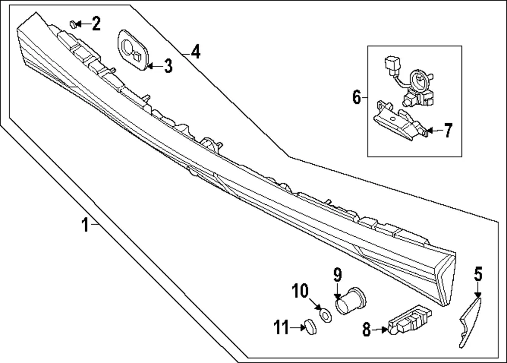 Tail Lamp - Kia (92409-L2680)