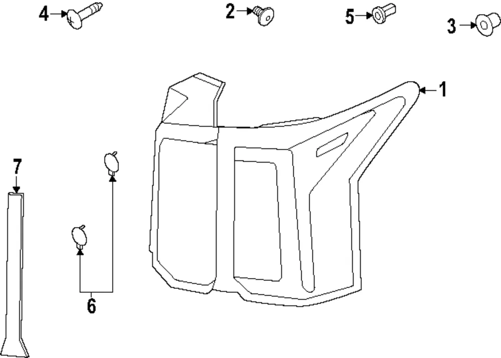 Tail Light Assembly - Kia (92410-P4600)