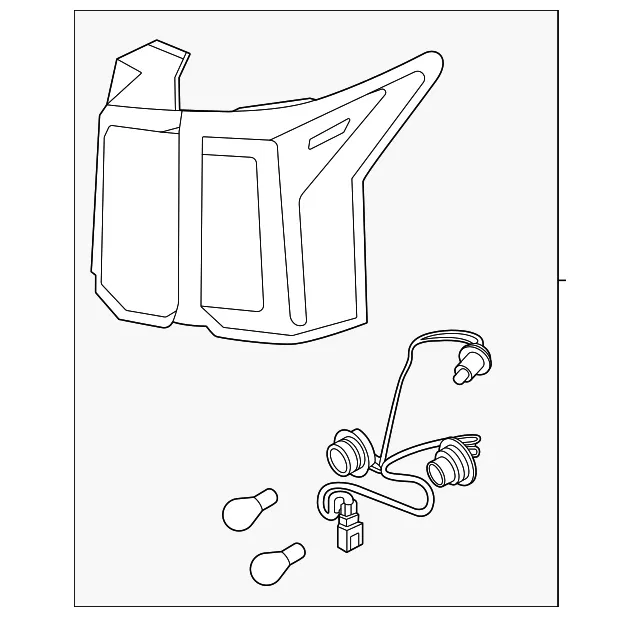 Tail Lamp Assembly - Kia (92410-R5600)