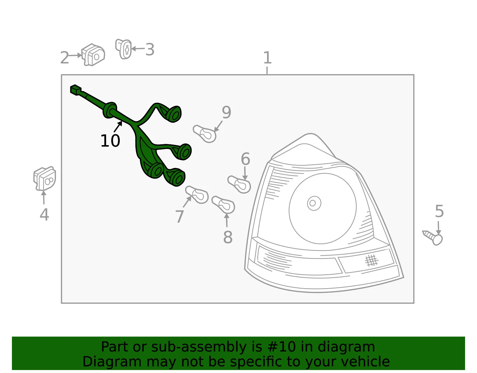 Socket & Wire - Kia (92419-3E620) - view 2