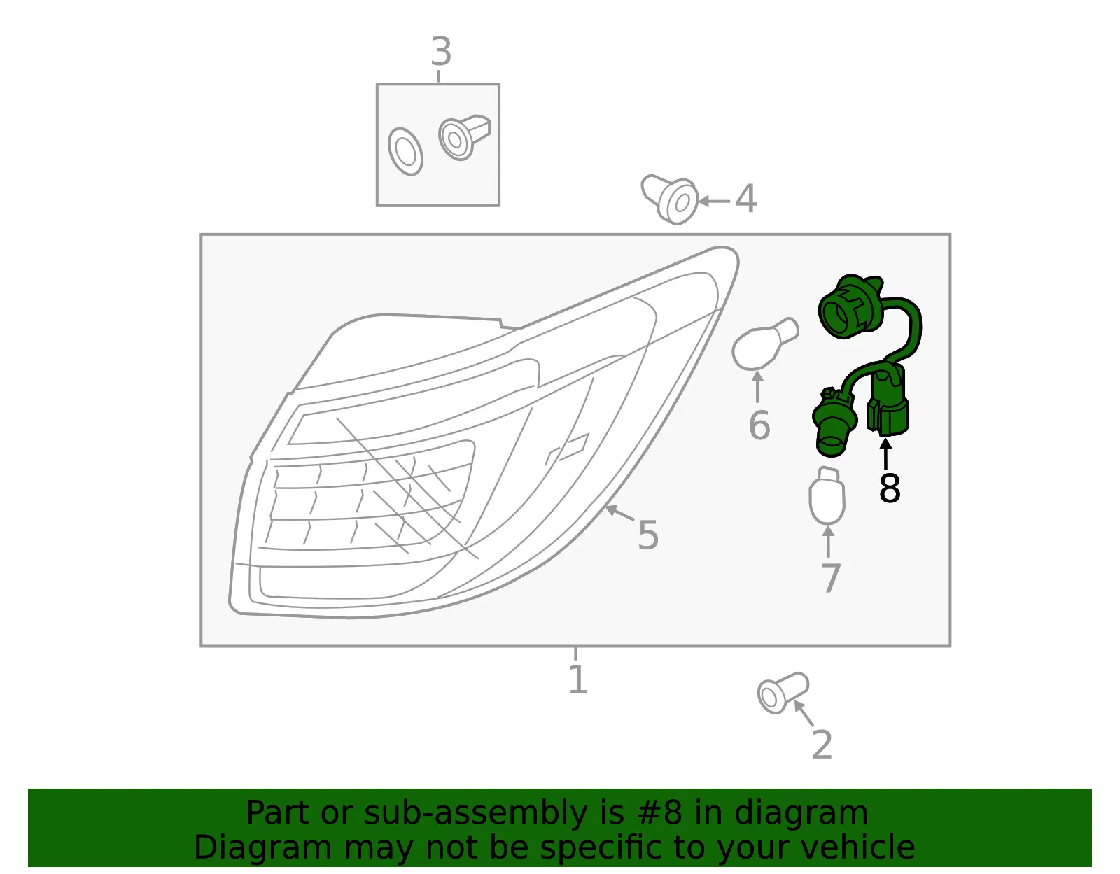 Socket & Wire - Kia (92480-3W020) - view 2