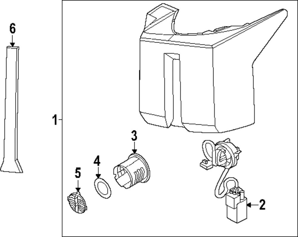 Holder Screen - Kia (924B2-CG010)