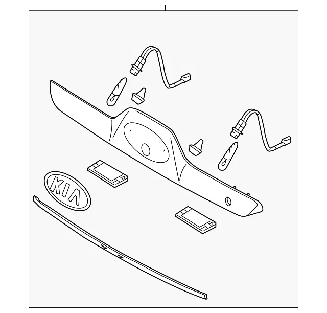 License Lamp - Kia (92501-1F500)