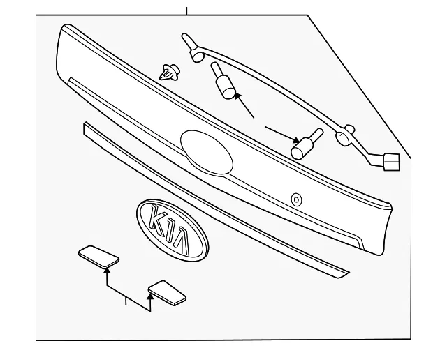License Lamp - Kia (92501-4D010)